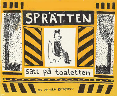 sprätten satt på toaletten av annika almqvist